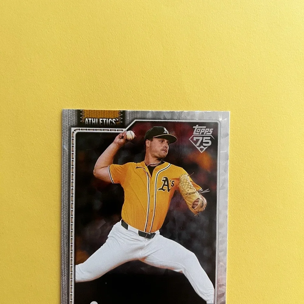 2026 Topps Series 1 J.T. Ginn #153 Silver‎ Crackle Foil Oakland Athletics